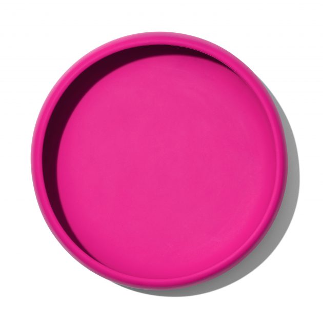 OXO TOT SILICONE PLATE - PINK - Image 3