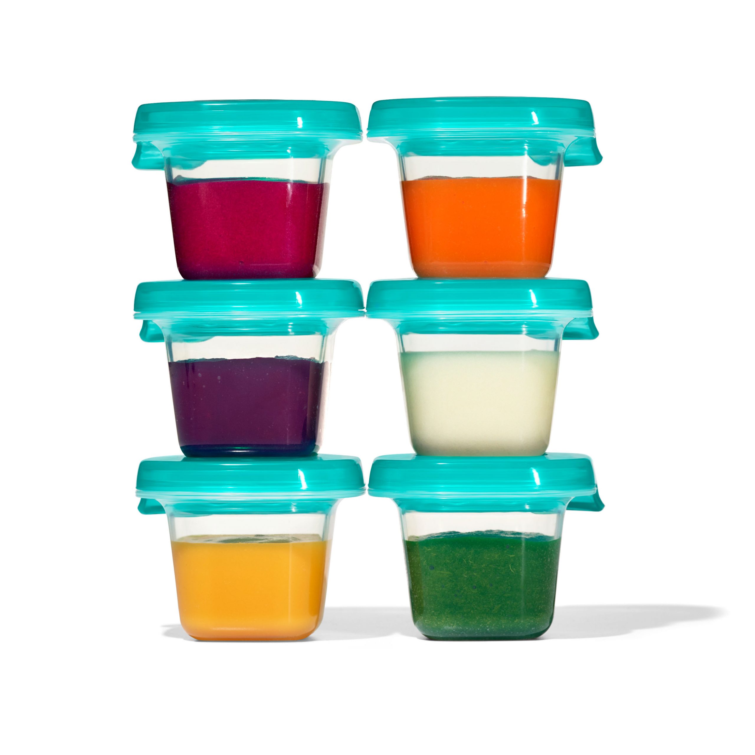 OXO TOT SILICONE BABY BLOCKS - 2 OZ - TEAL - Image 10