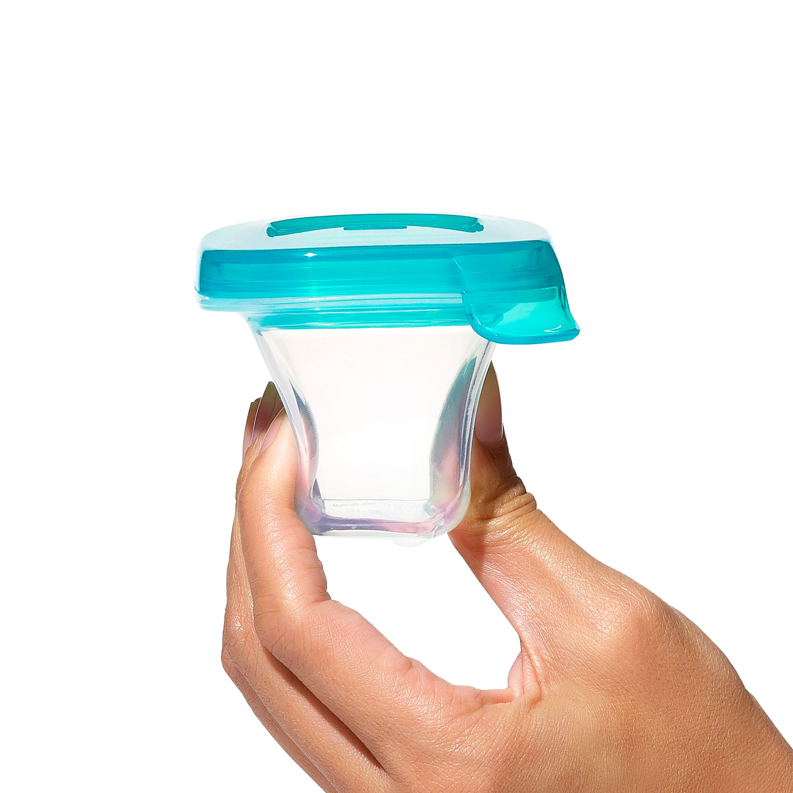 OXO TOT SILICONE BABY BLOCKS - 2 OZ - TEAL - Image 3