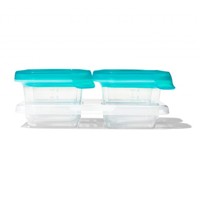 OXO TOT SILICONE BABY BLOCKS - 4 OZ - TEAL - Image 4