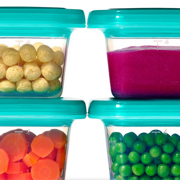 OXO TOT SILICONE BABY BLOCKS - 4 OZ - TEAL - Image 8