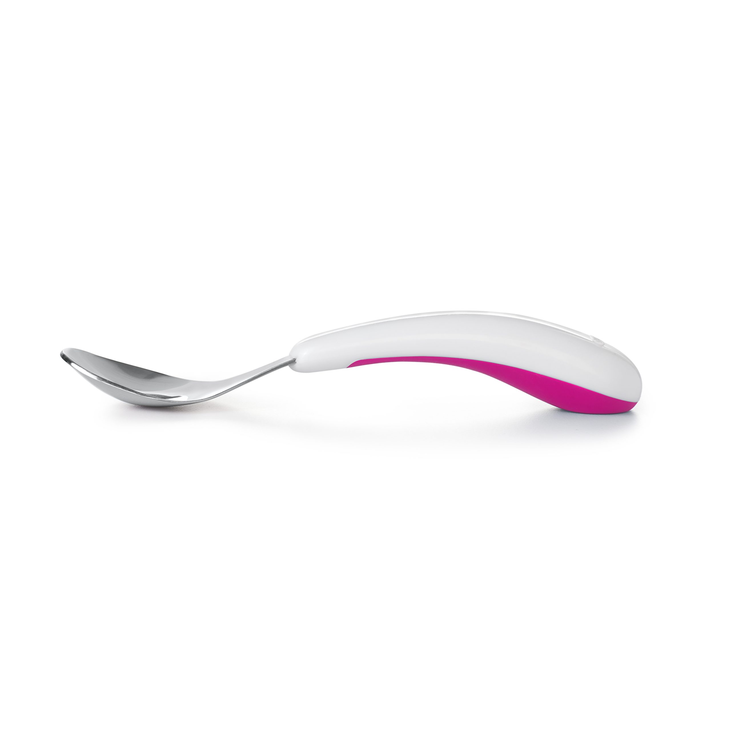 Oxo Tot - Fork & Spoon Set - Pink - Image 4