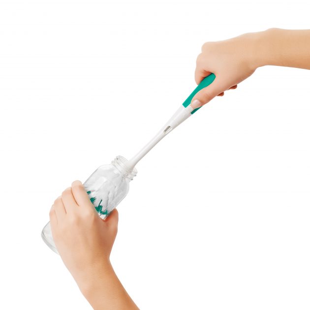 OXO TOT BOTTLE BRUSH WITH STAND - TEAL - Image 5