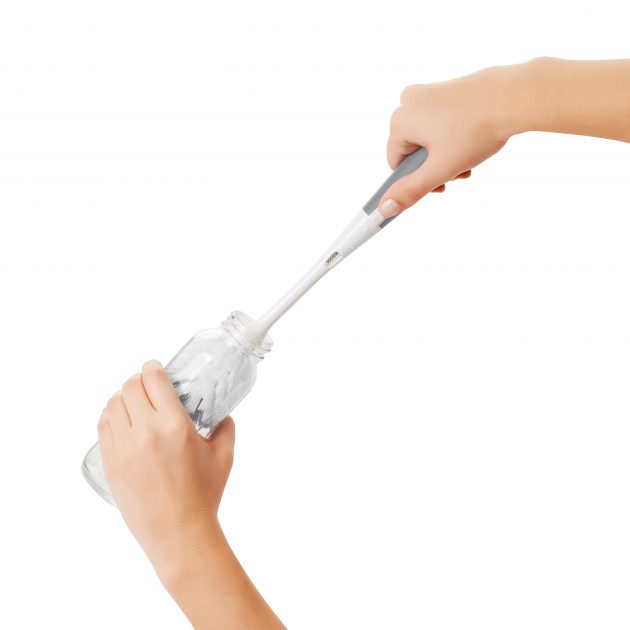 OXO TOT BOTTLE BRUSH WITH STAND - GREY - Image 5
