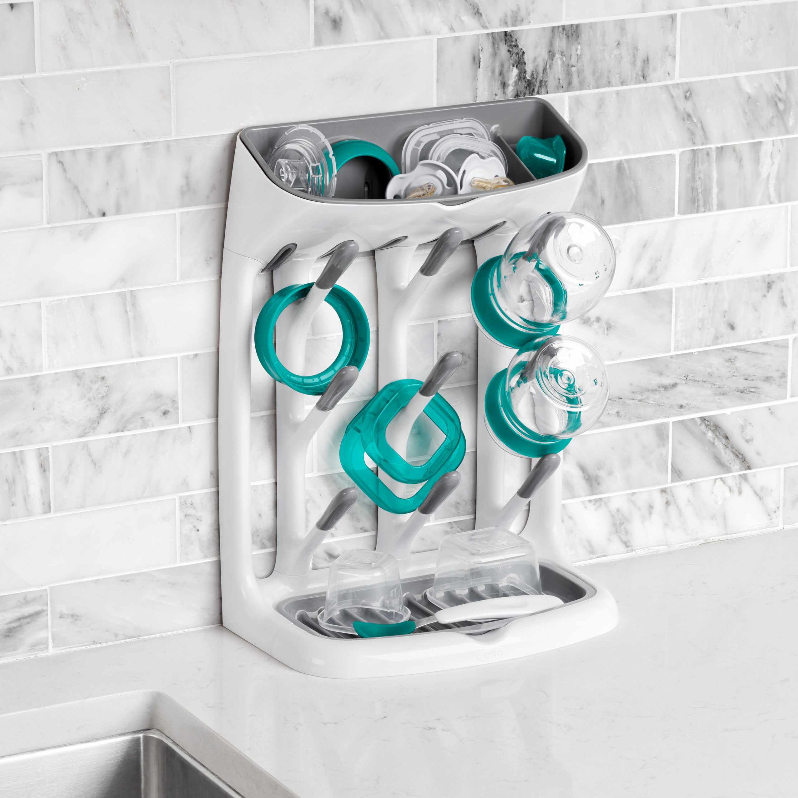 OXO TOT SPACE SAVING DRYING RACK - GREY - Image 3