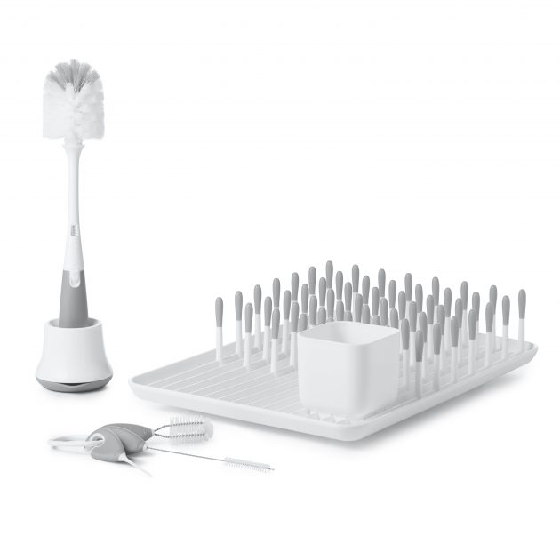 OXO TOT BOTTLE AND CUP CLEANING SET - GREY