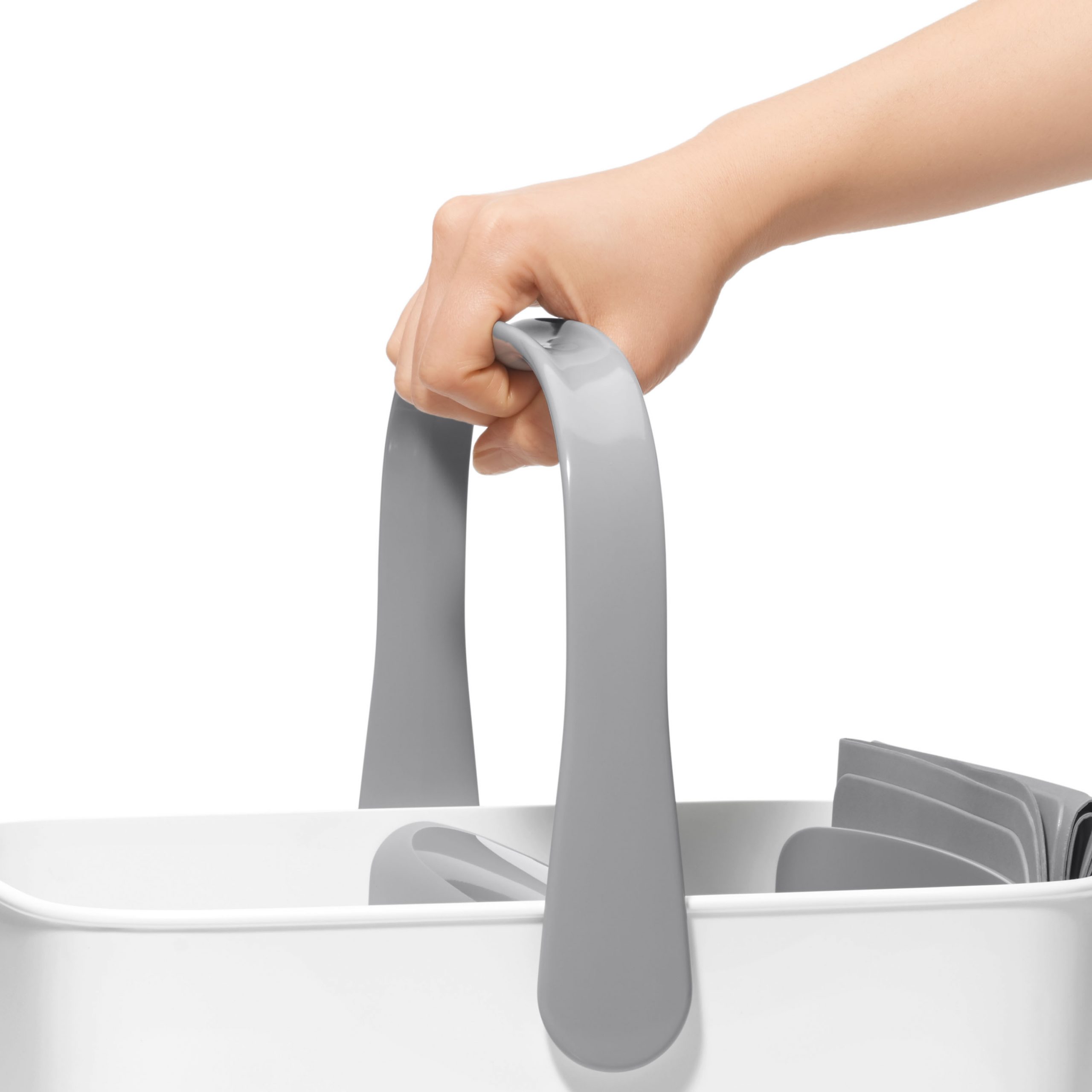 OXO TOT Diaper Caddy With Changing Mat- GREY - Image 13