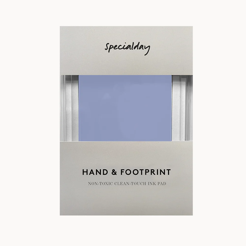 Hand & footprint - clean-touch - Blue