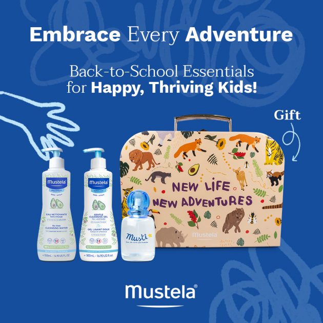 Mustela Hydra Bebe Body Lotion + Cleansing Water + Musti Perfume + FREE VALISETTE - Image 2