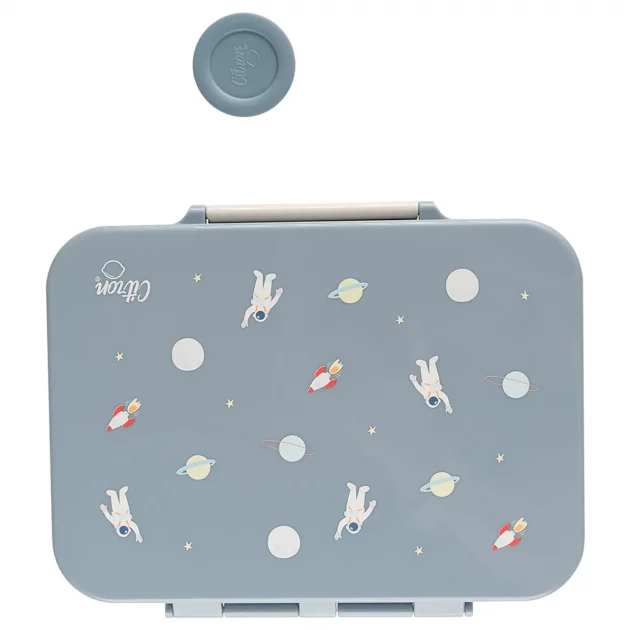Citron Tritan Lunchbox – 3 Compartments – Spaceship - Image 3