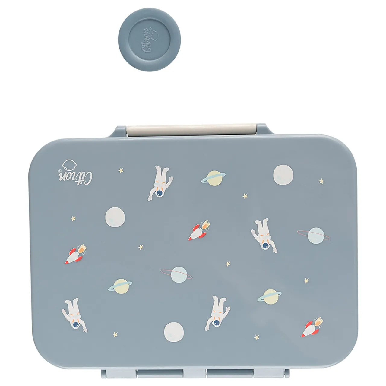 Citron Tritan Lunchbox – 3 Compartments – Spaceship - Image 3