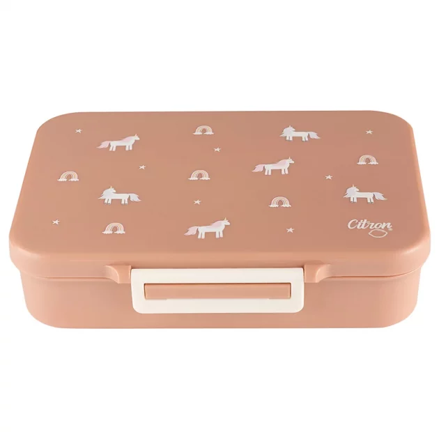 Citron Tritan Lunchbox – 3 Compartments – Unicorn