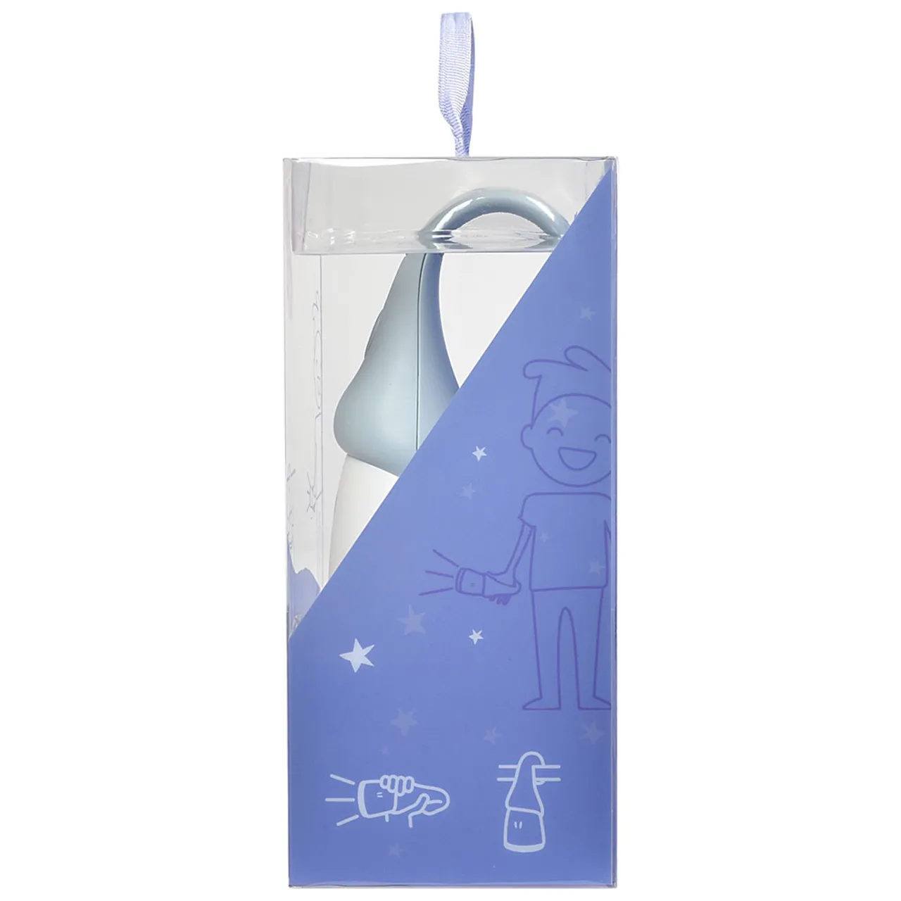 Beaba Pixie Torch 2-in-1 Movable Night Light  - Pearl Blue - Image 4
