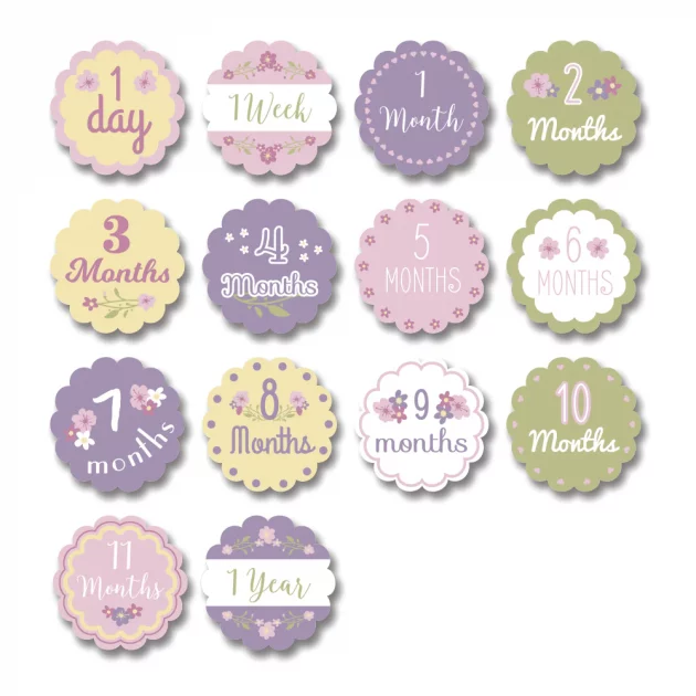 Baby's First Year Blanket & Card Set - Isn't She Lovely - Image 4