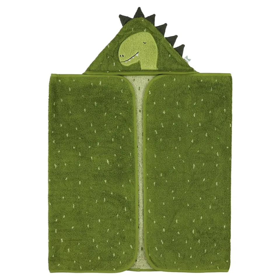 Hooded towel | 75x75cm - Mr. Dino - Image 2