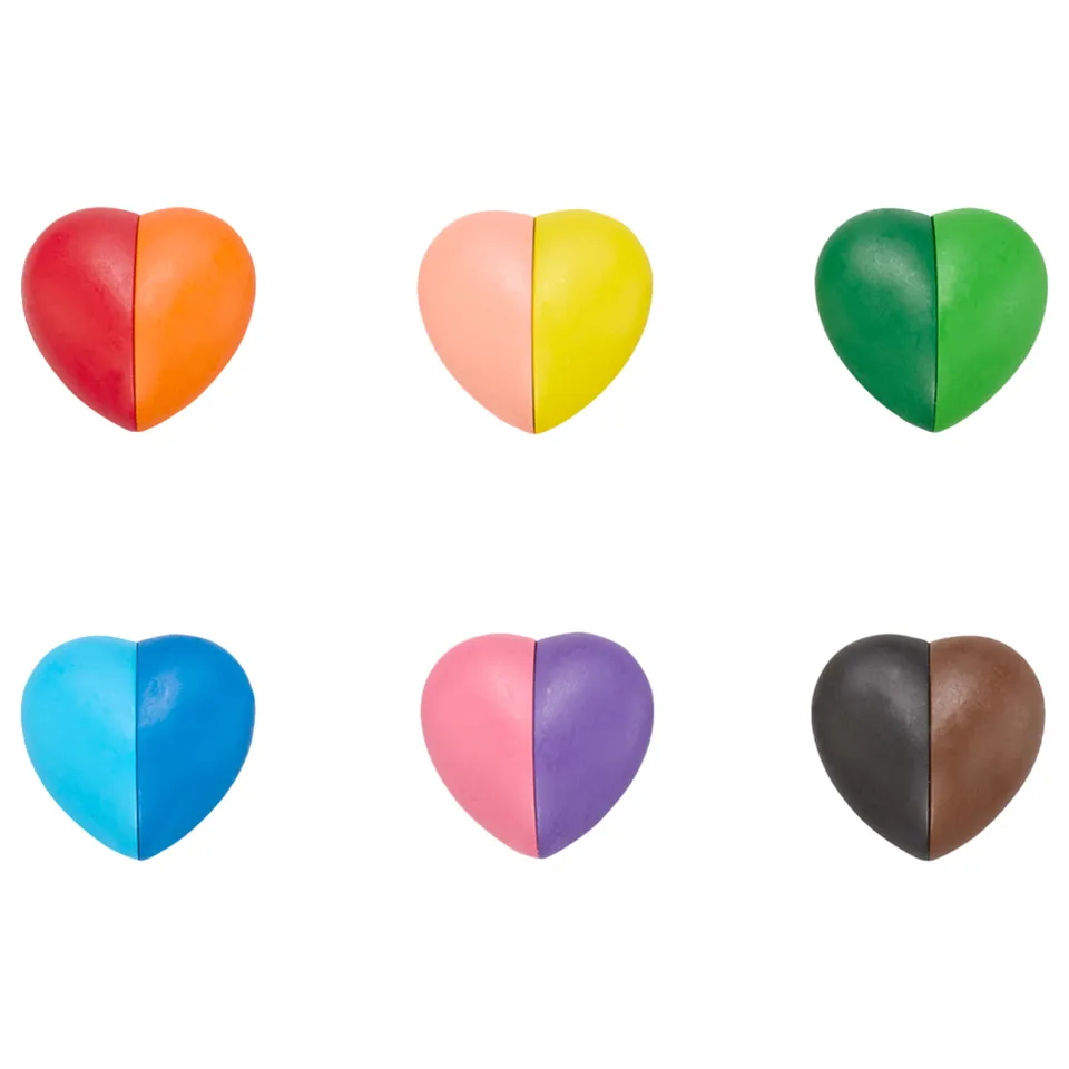 I Heart Art Erasable Crayons - Set of 6 - Image 2