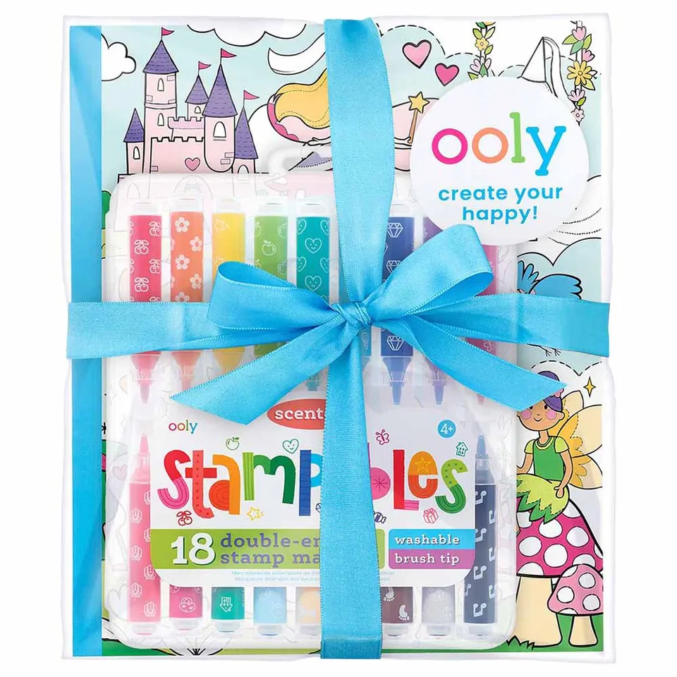 Ooly - Giftables - Princesses & Fairies Stampables Coloring Pack