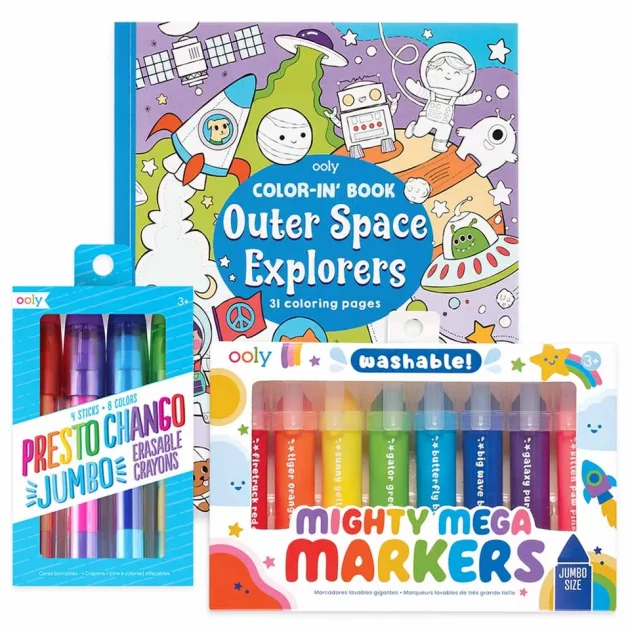 Ooly - Giftables - Mighty Mega Space Coloring Pack