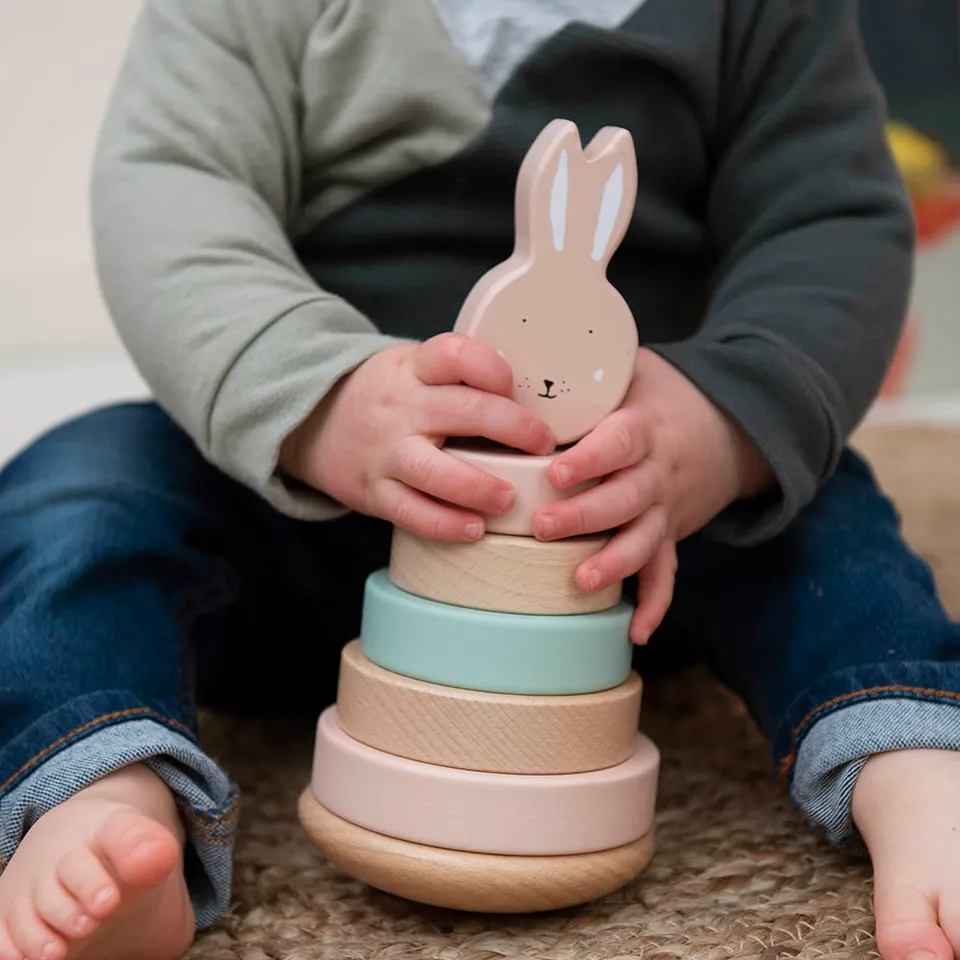 Wooden Stacking toy - Mrs. Rabbit - Image 2