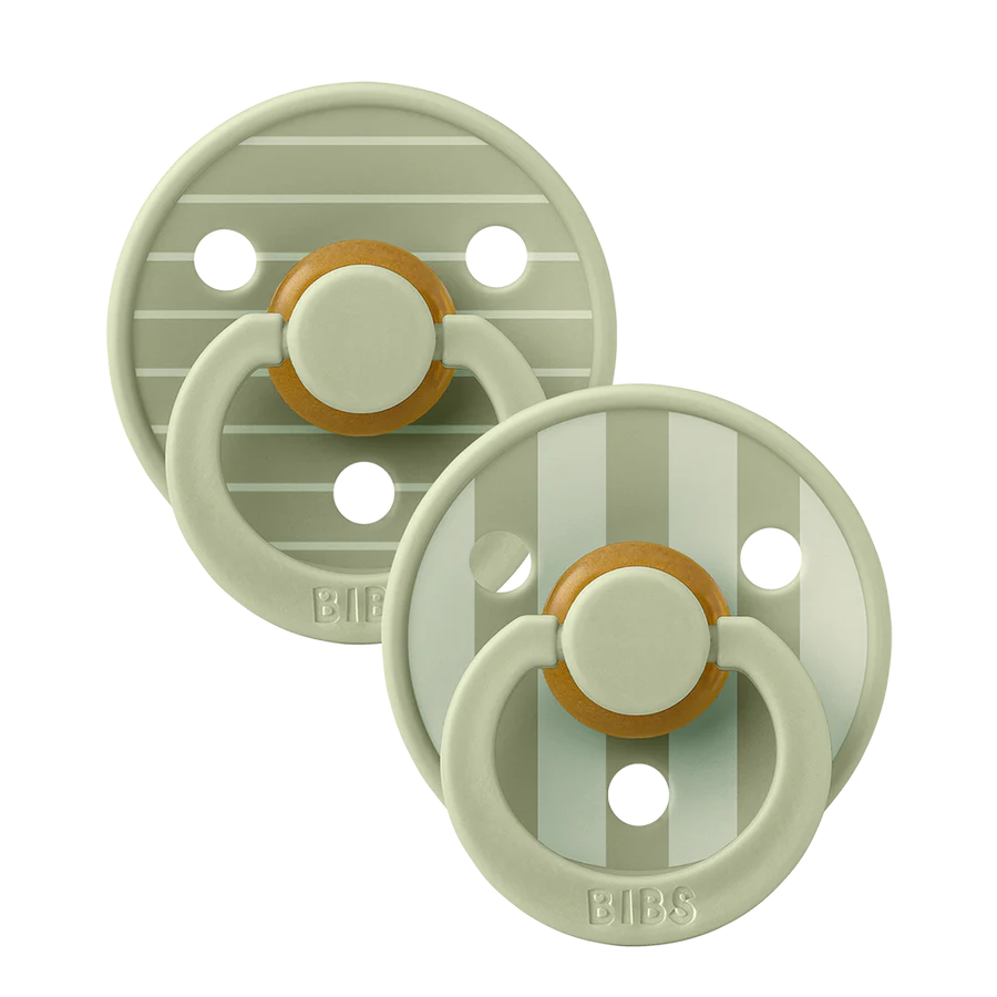 Bibs Pacifiers Studio Colour 2 Pack - Sage S1