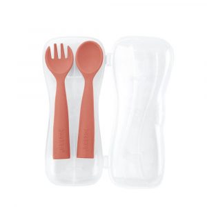 Bendy Silicone Cutlery Set - Rust