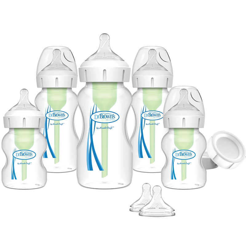 Dr Brown’s Options+ Anti Colic Wide Neck Bottle Gift Set - Image 2