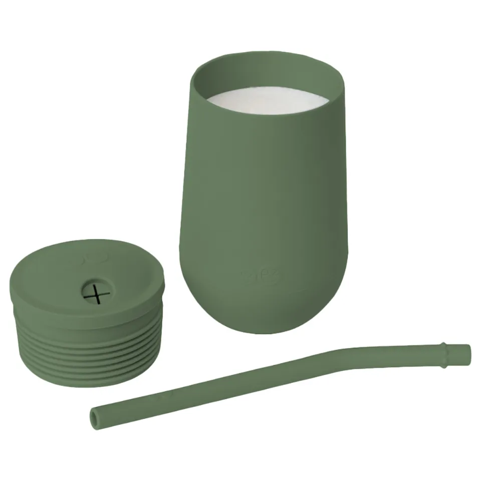 Happy Cup + Straw System - Olive