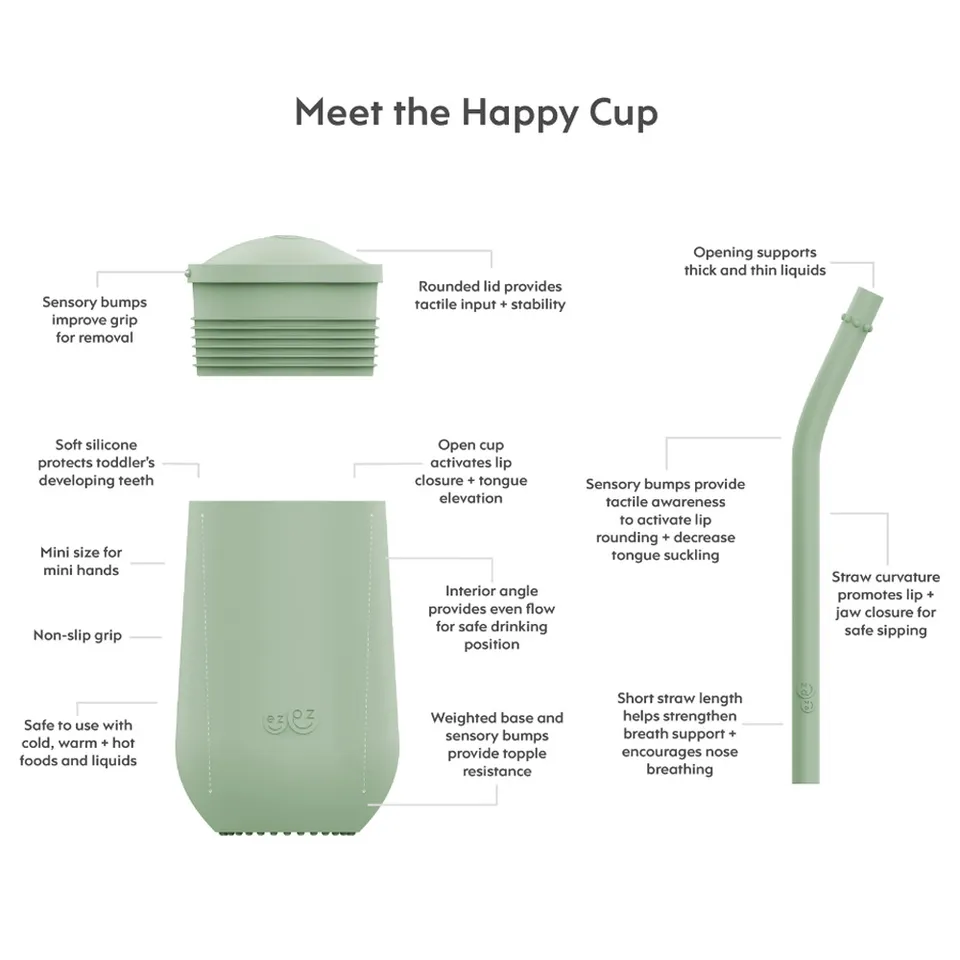Happy Cup + Straw System - Sage - Image 3