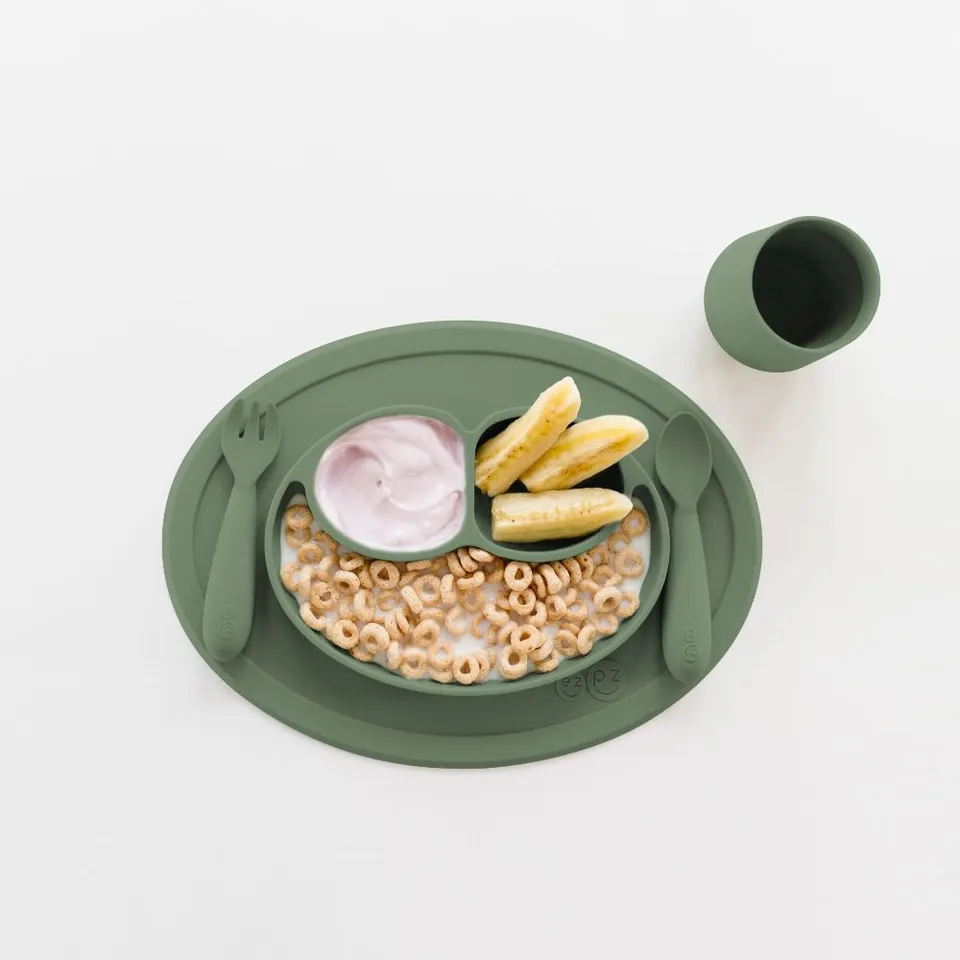 Mini Feeding Set - Olive - Image 3