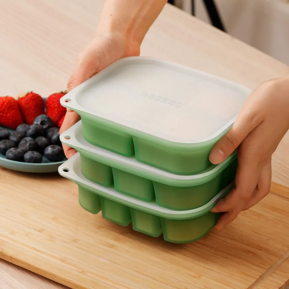 Easy-Freeze Tray - 8 Compartments - Pea Green - Image 3