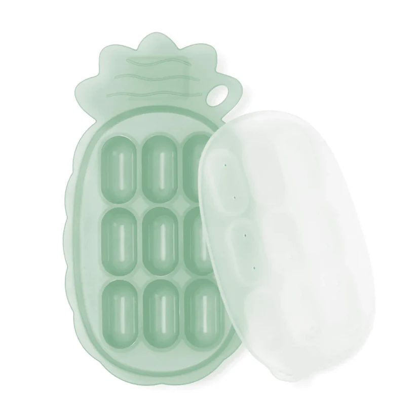 Silicone Pineapple Nibble Tray - Pea Green