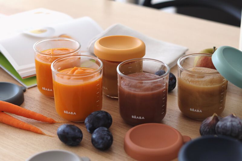Beaba Set of 6 Glass Jars - 250ml - Image 3