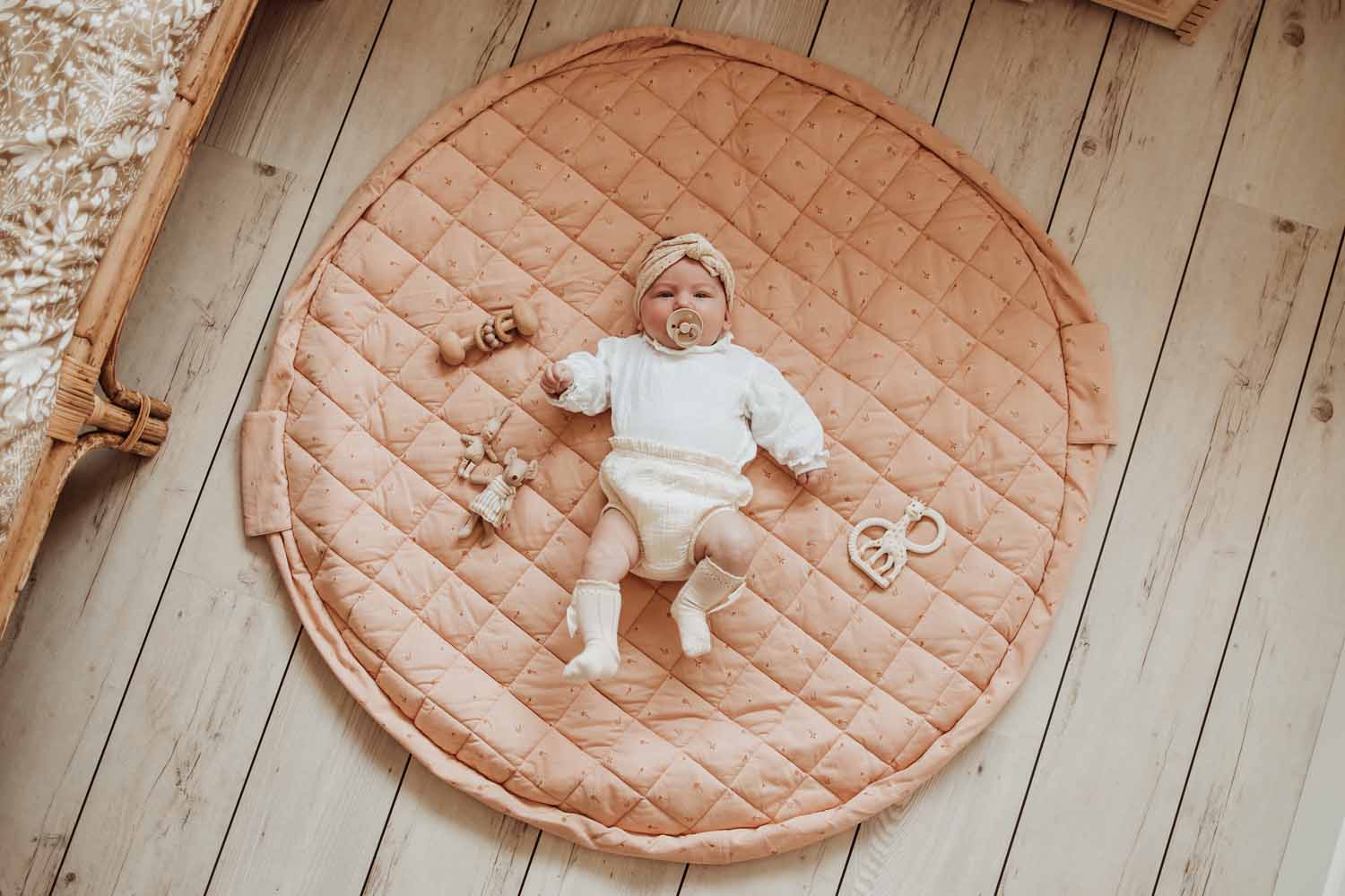 Playmat & Storage Bag - Fleuri Organic Babymat - Image 3