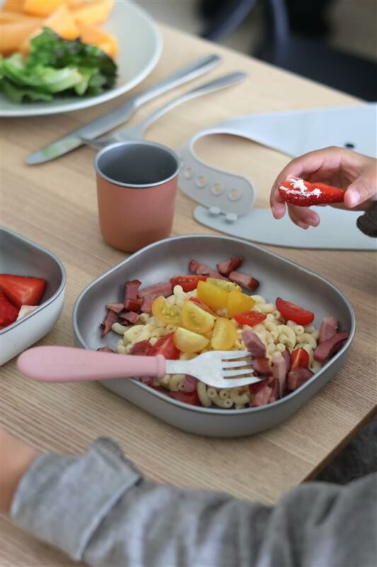 Stainless Steel Meal Set - Terracotta - Image 3