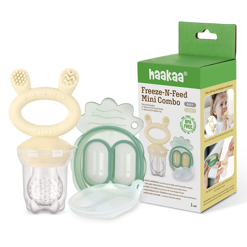 Haakaa Freeze-N-Feed Mini Combo - Oat