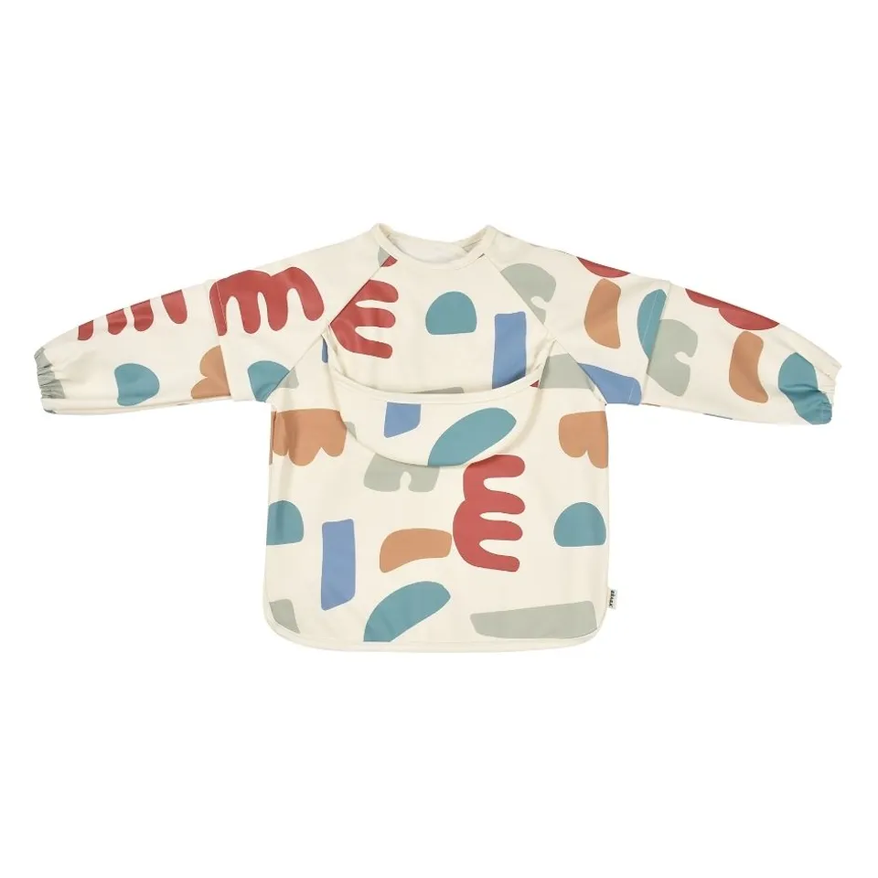 Bib 2-in-1 With Removable Sleeves - Playful