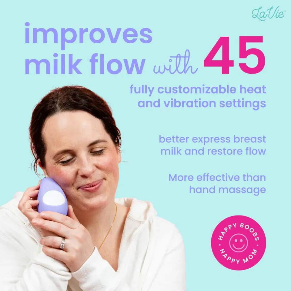 Lactation Massager + Heat - Periwinkle - Image 3
