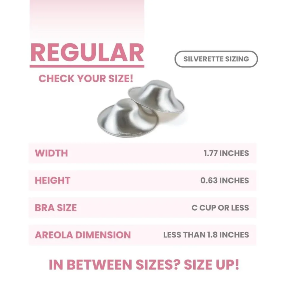 Silverette Silver Nursing Cups - Image 4