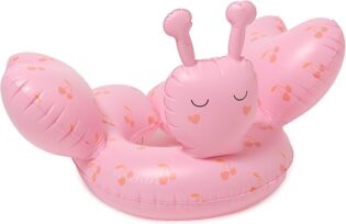 SunnyLife - Kids Tube Pool Ring Cotton  Candy Cherry