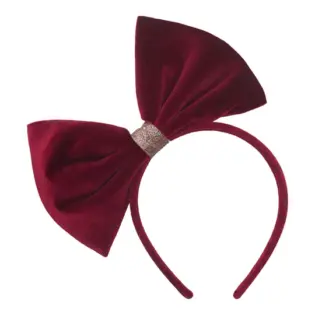 Mimi and Lula Christmas Giant Velvet Bow Alice