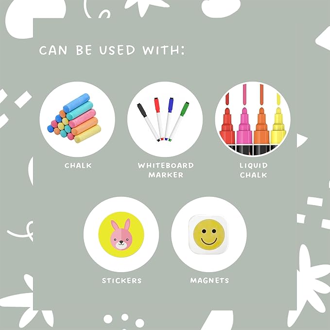 MINI MINDS - Magic Wall Decal with set of magnets - Image 4